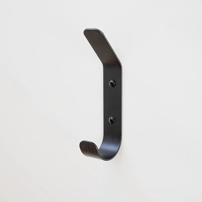 Crozet Multipurpose Wall Hooks | 4-Pack | Black