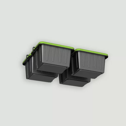 ToteLoft - 4 Bin - Ceiling Tote Storage | Up to 200 lbs
