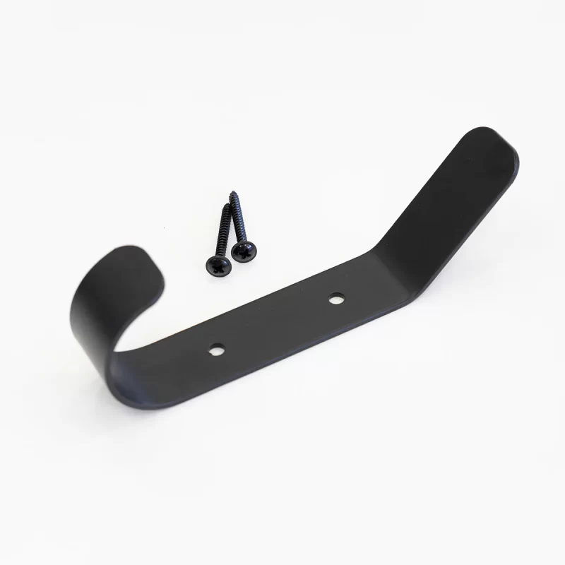 Crozet Multipurpose Wall Hooks | 4-Pack | Black