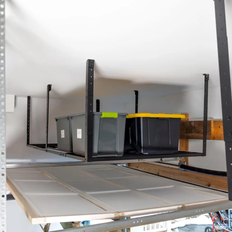 4' x 8' Faber Overhead Garage Storage with Hooks | Holds 700 lbs